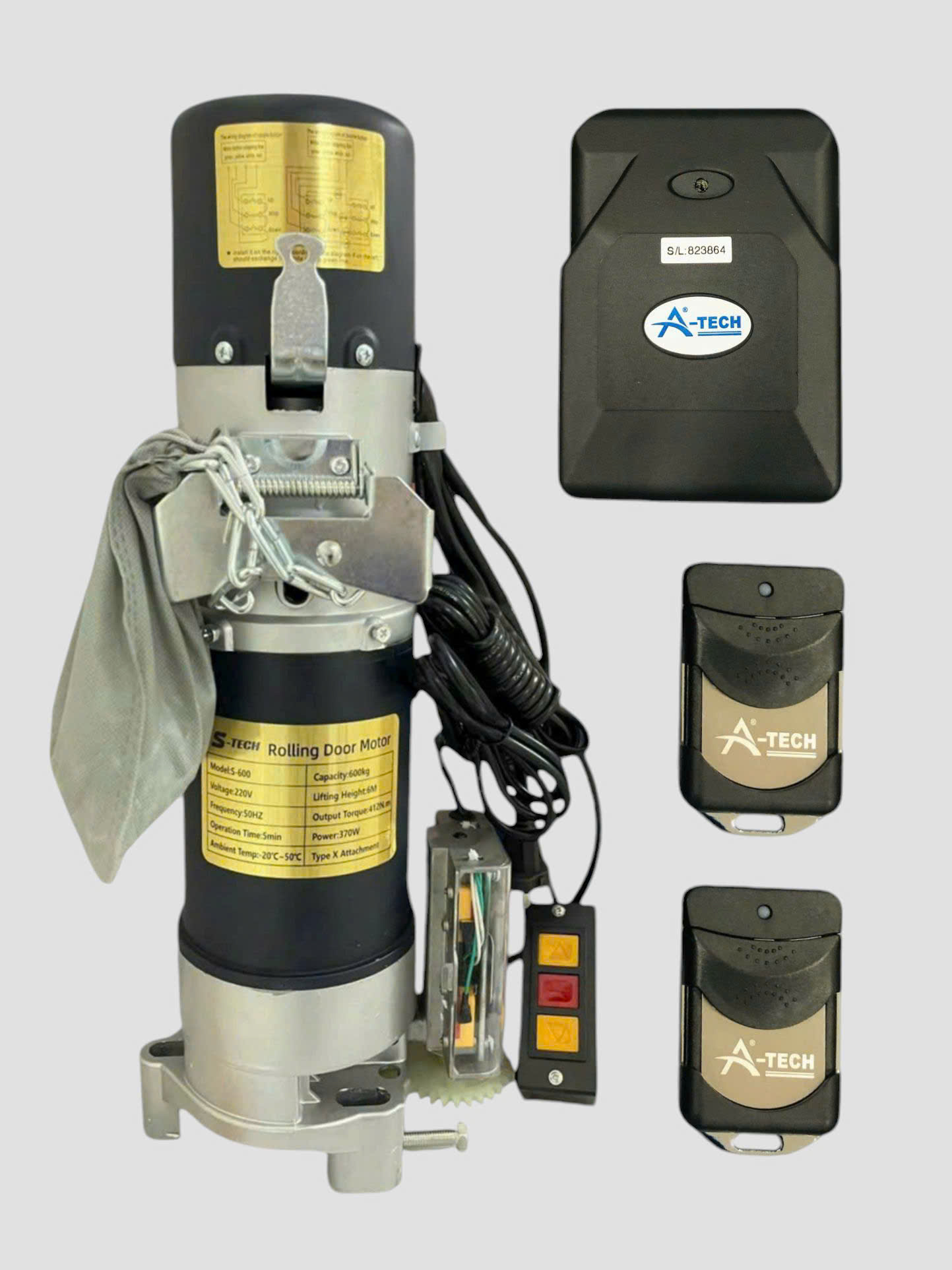 MOTOR CỬA CUỐN STECH DÂY ĐỒNG
